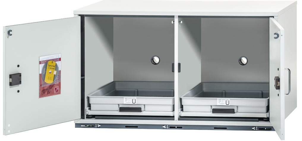 Säuren- und Laugenunterbauschrank SL.060.110.UBM.2T