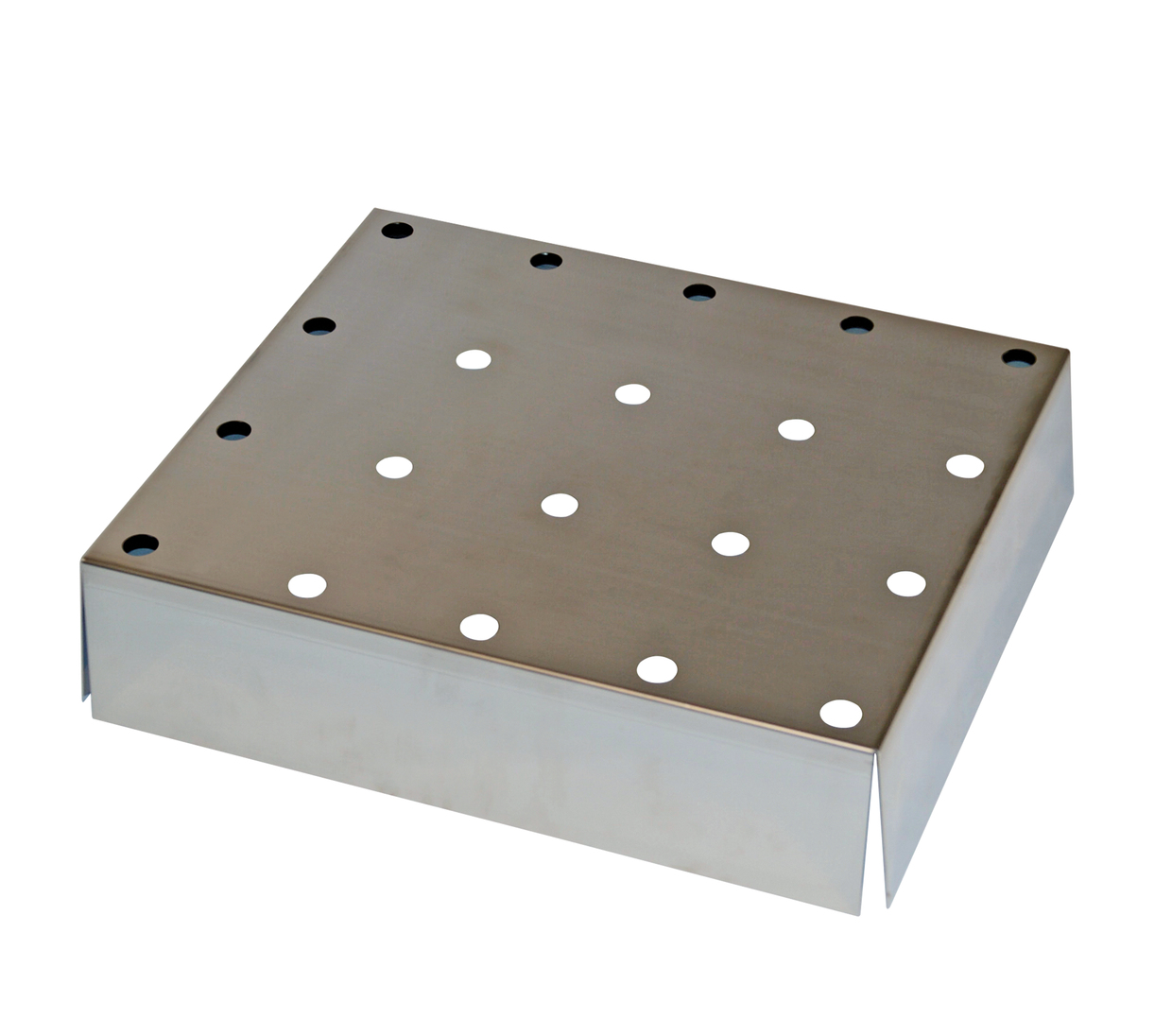 Lochblecheinsatz Standard für Sicherheitsschränke Q90/S90, Edelstahl 1.4016, Maße 420x439x60 mm